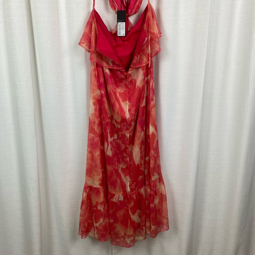 Gianni Bini Cherry Myra Halter Cutout Maxi Dress Sz.10 NWT - Picture 13 of 16